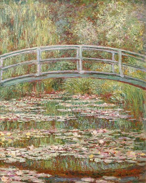 Claude Monet Bridge over a Pond of Water Lilies china oil painting image